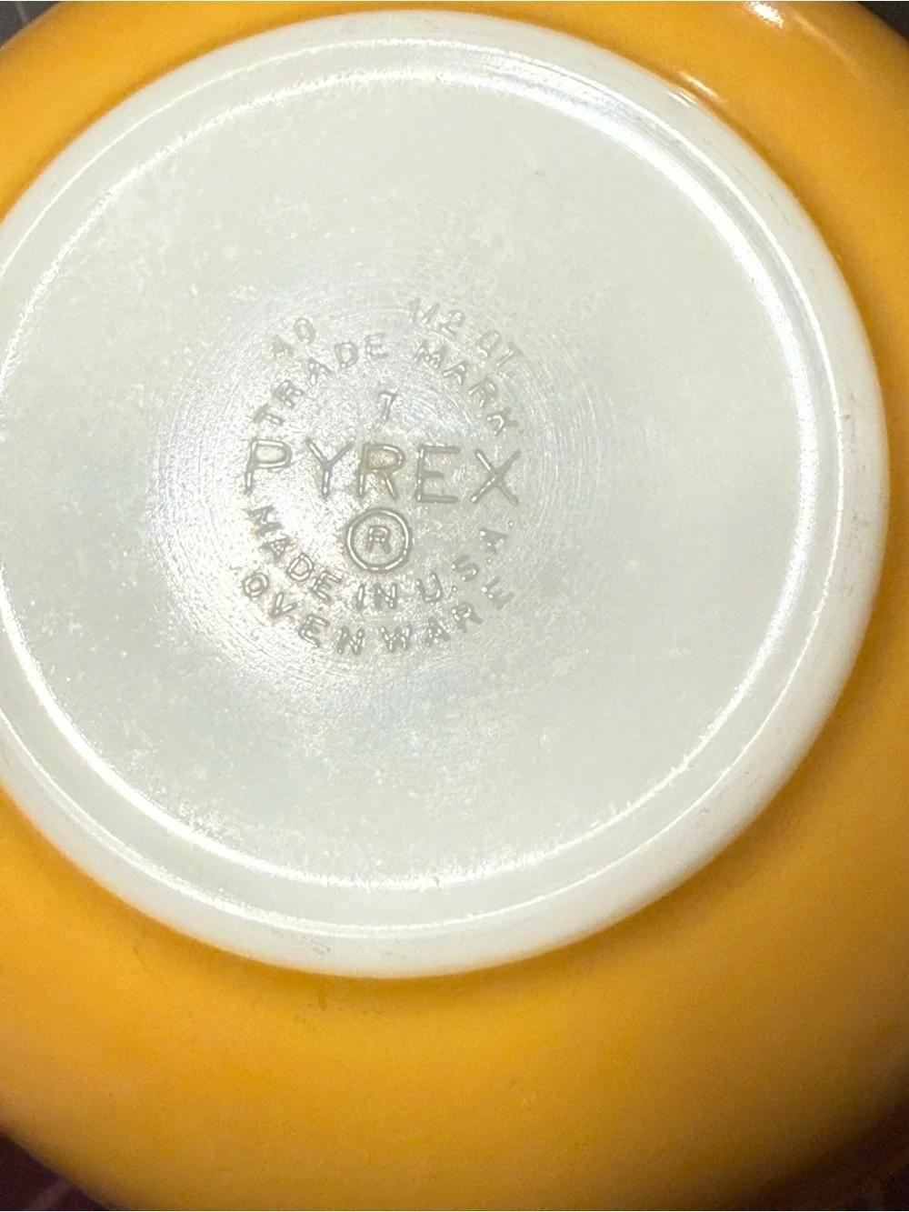 Vintage Pyrex Butterprint #401 Cinderella Mixing Bowl | Golden Yellow | USA